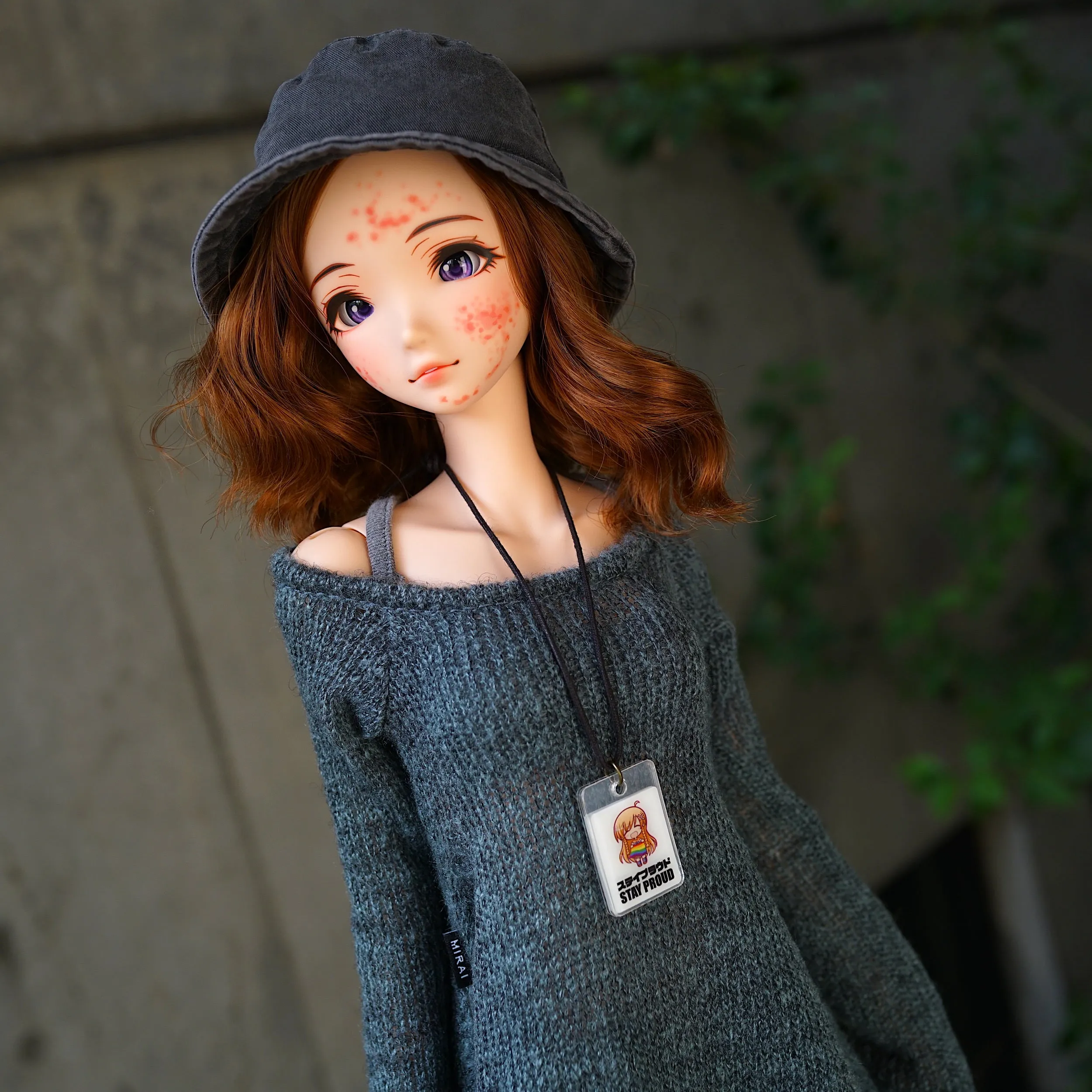 Irregular Hem Sweater (Ash Blue)