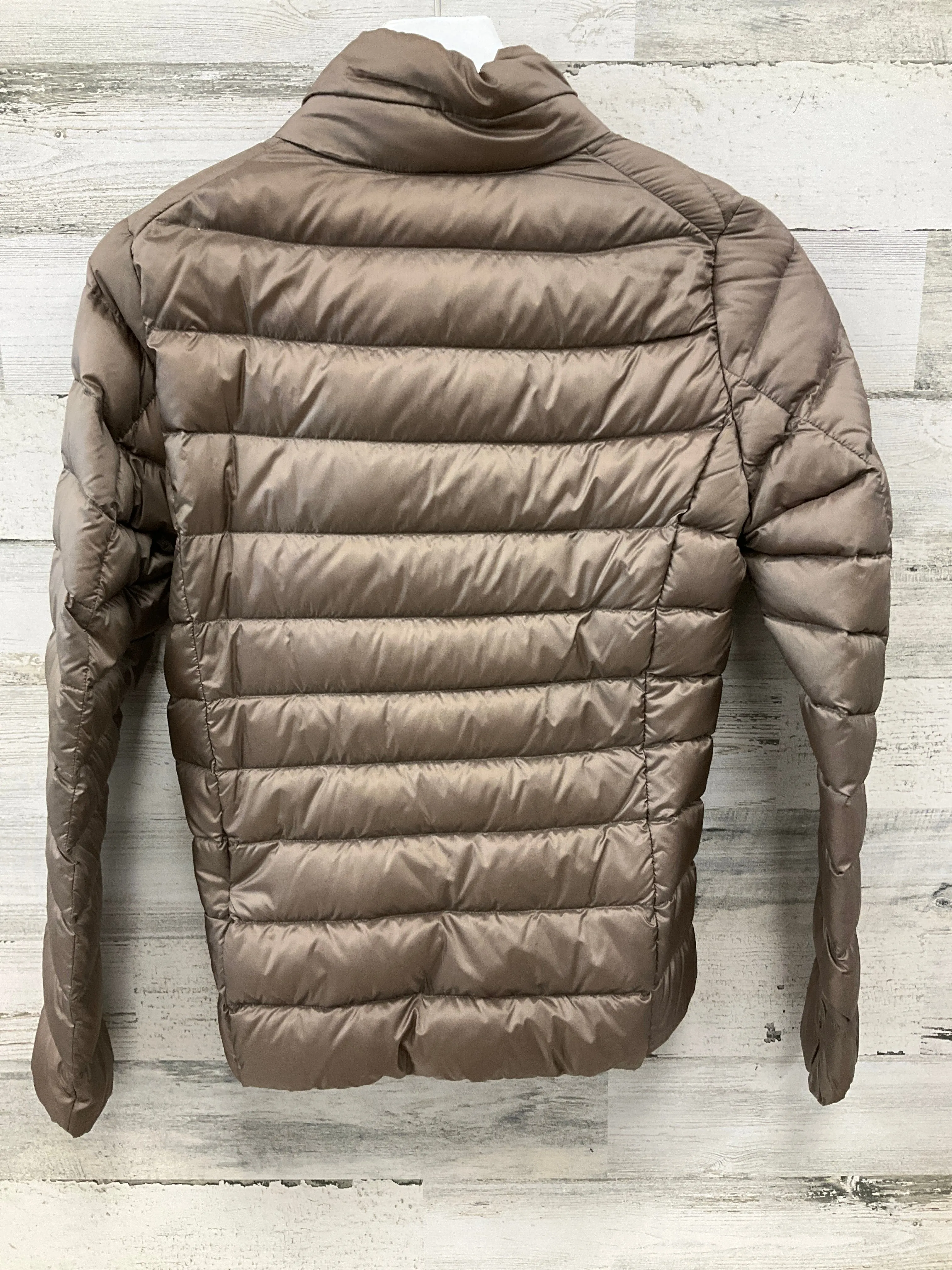 Jacket Puffer & Quilted By Uniqlo In Tan, Size: M