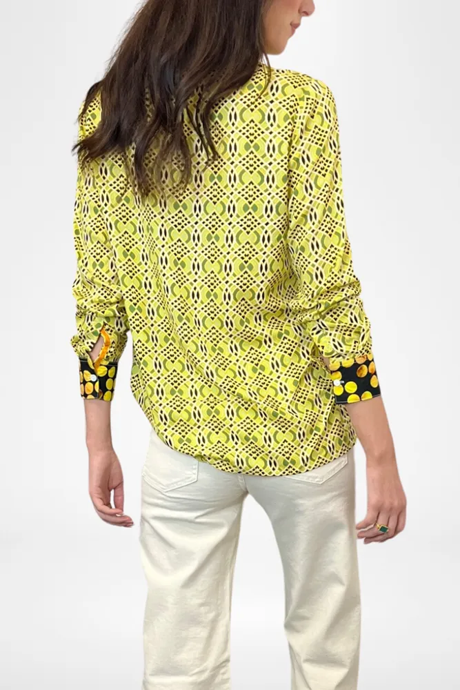 Kai Shirt In Geo Print  By Pixi Carnival