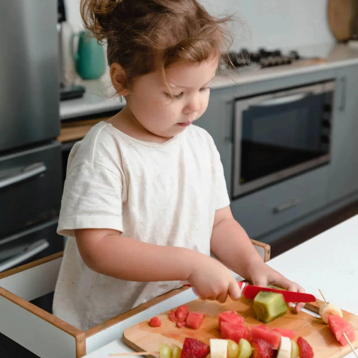 Kiddikutter Child's Knife Red