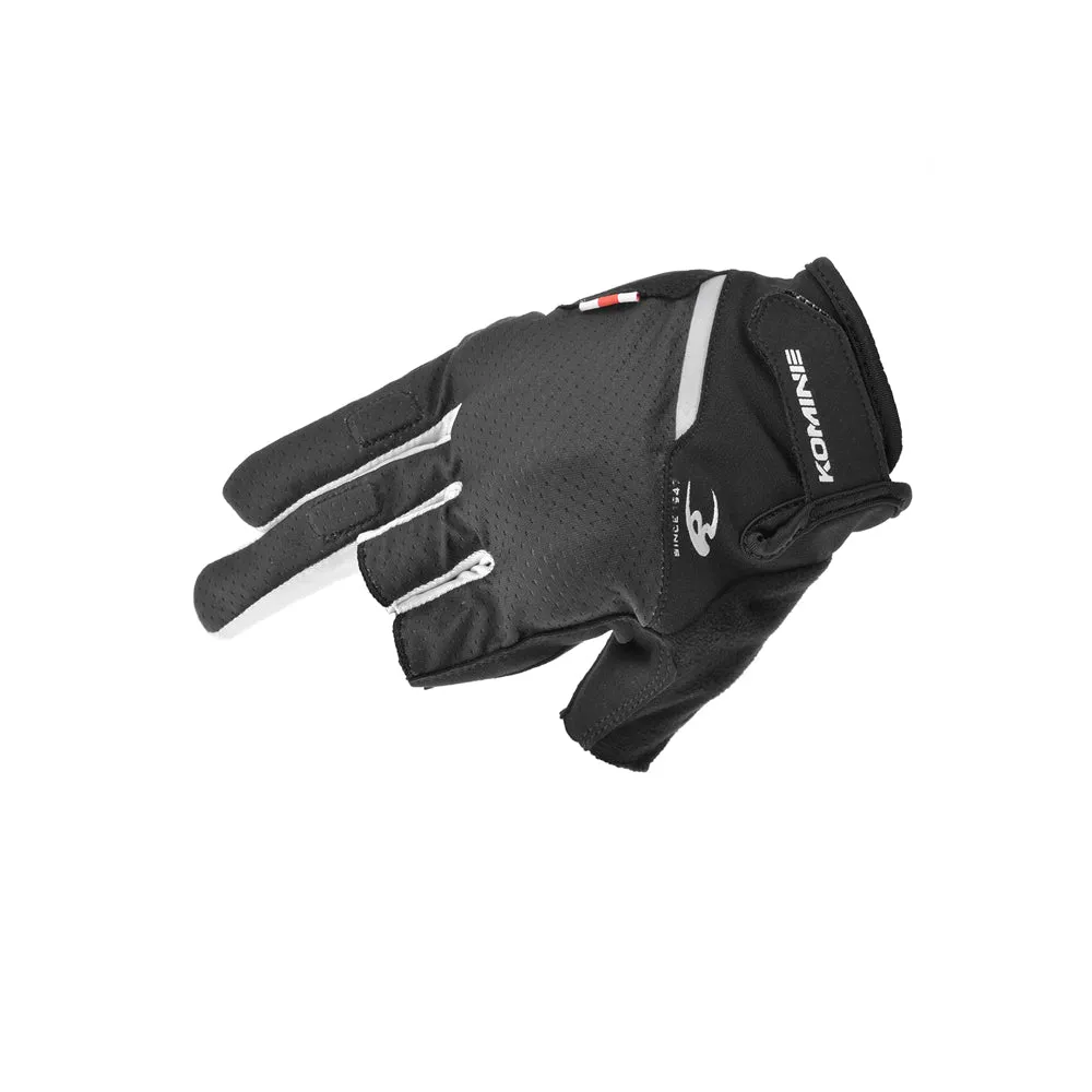 KOMINE GK-260 PROTECT 3 FINGERLESS MESH GLOVES