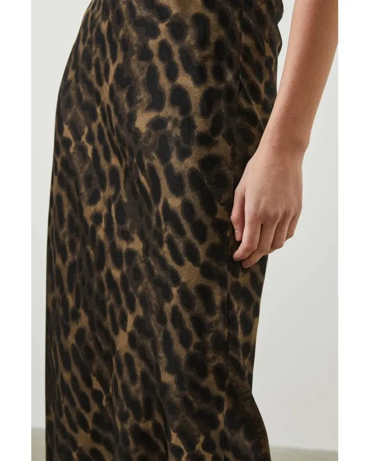Leia Umber Leopard Skirt