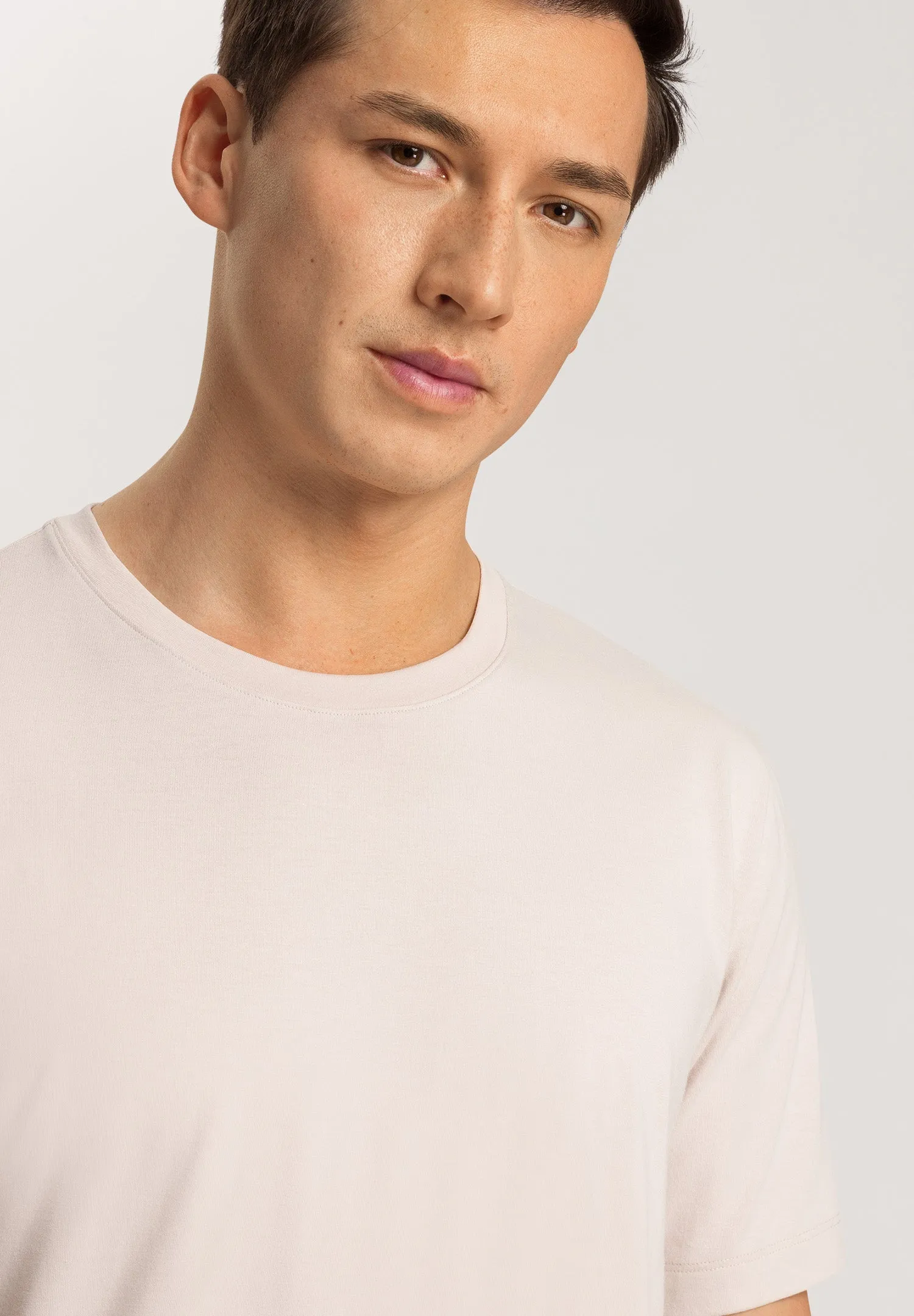Living Shirts Jersey Cotton Crew Neck T-Shirt | Silver Grey 75050-2685