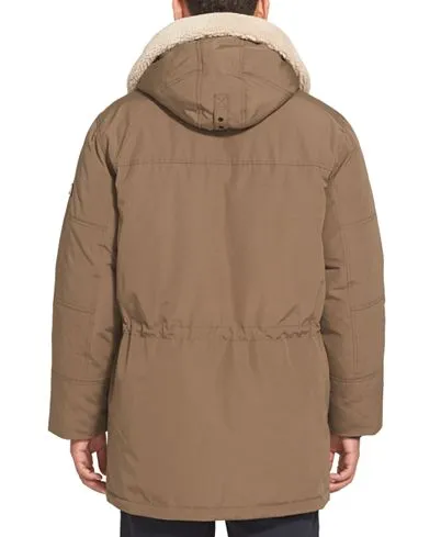 Long Hooded Bomber Jacket For Men's