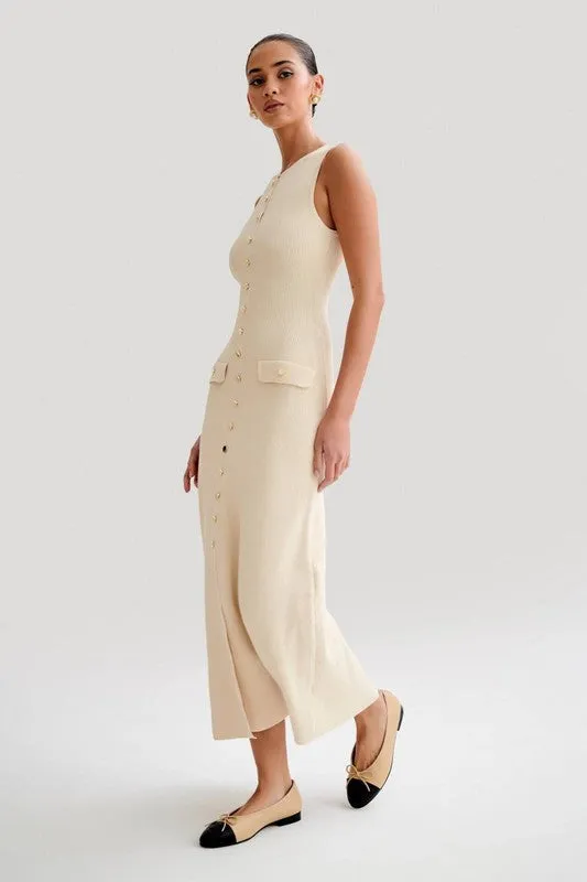 LONG MAXI KNIT DRESS