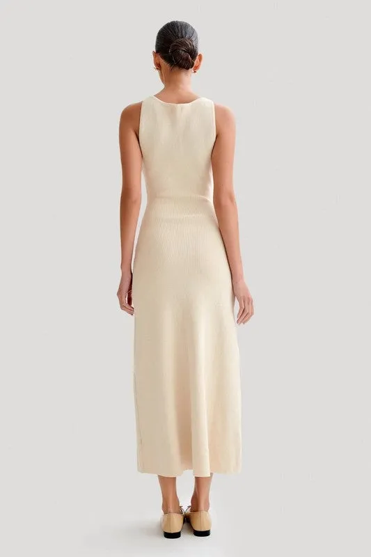 LONG MAXI KNIT DRESS