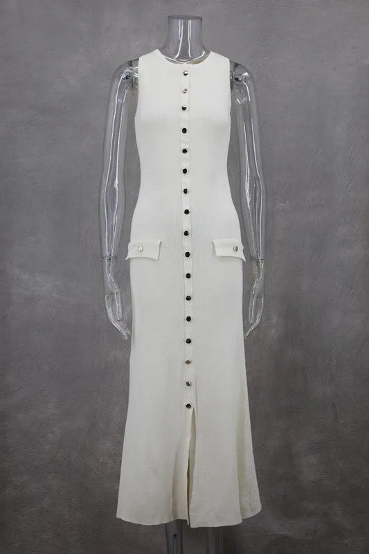 LONG MAXI KNIT DRESS