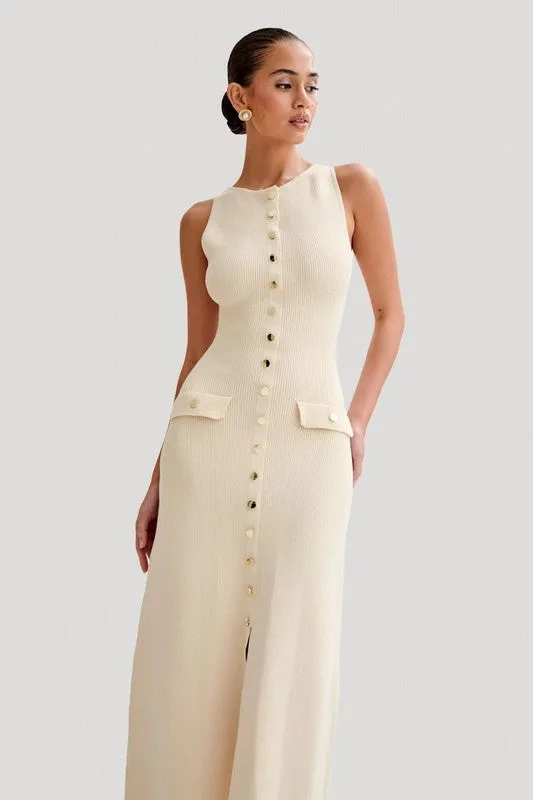 LONG MAXI KNIT DRESS