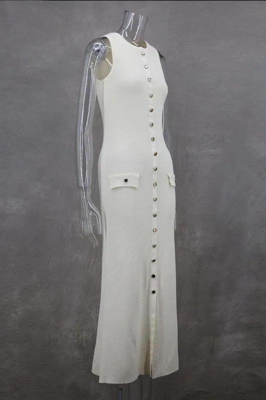 LONG MAXI KNIT DRESS