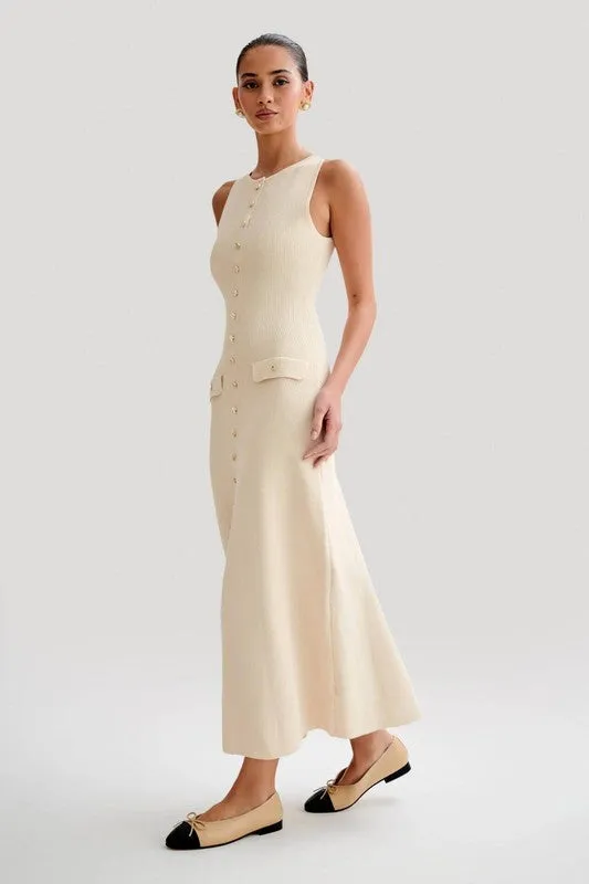 LONG MAXI KNIT DRESS