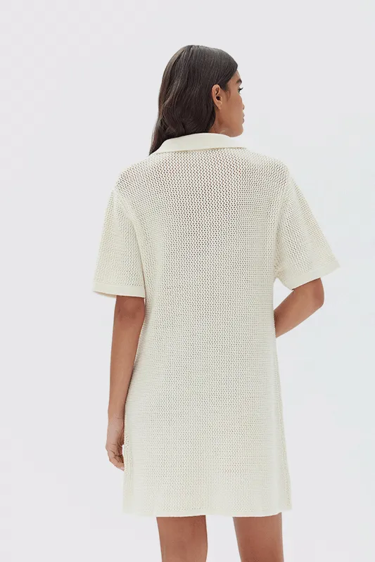 Lydia Knit Dress - Cream