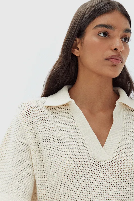 Lydia Knit Dress - Cream