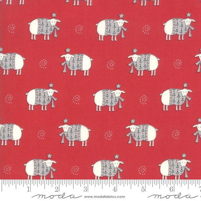 Moda Country Christmas Cardinal Red Sweater Weather