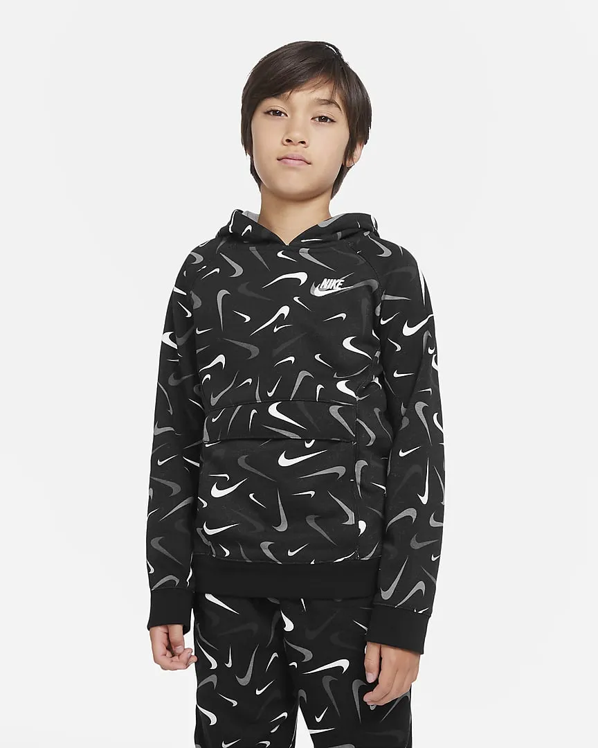Nike Older Kids' Printed Pullover Hoodie