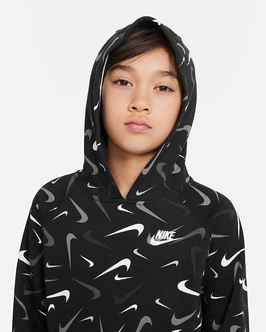 Nike Older Kids' Printed Pullover Hoodie