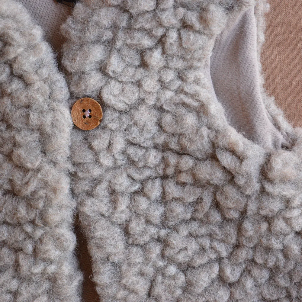 Plush Vest - Wool/Tencel Teddy (1-6y)