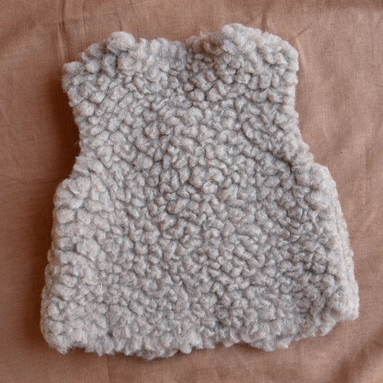 Plush Vest - Wool/Tencel Teddy (1-6y)