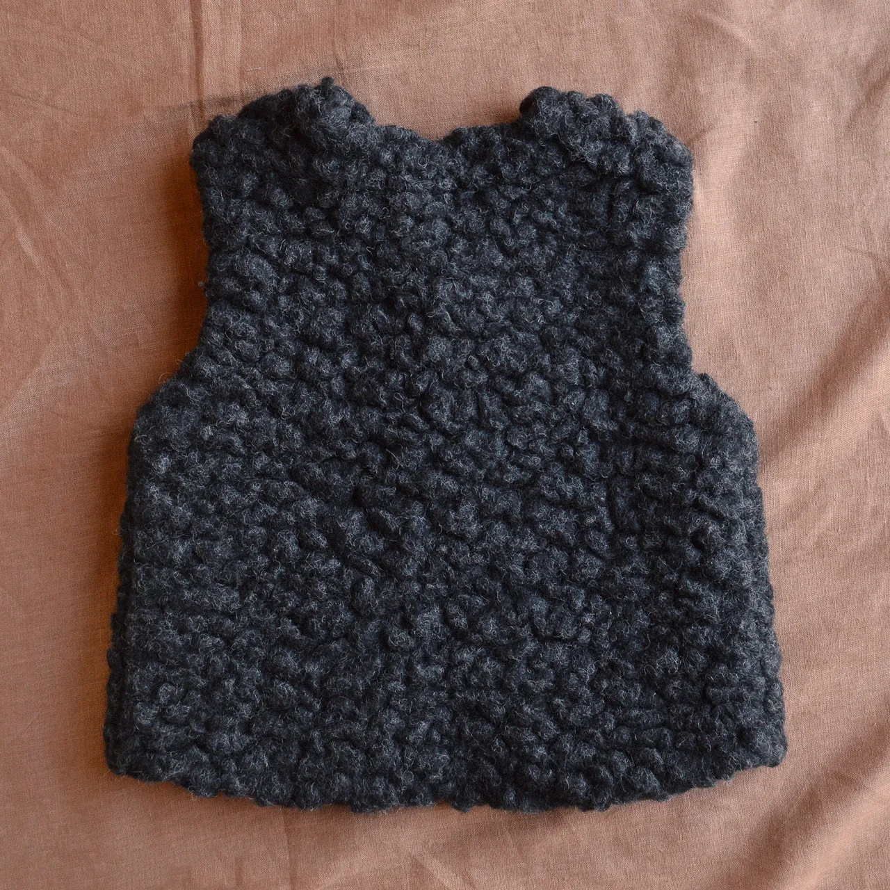 Plush Vest - Wool/Tencel Teddy (1-6y)