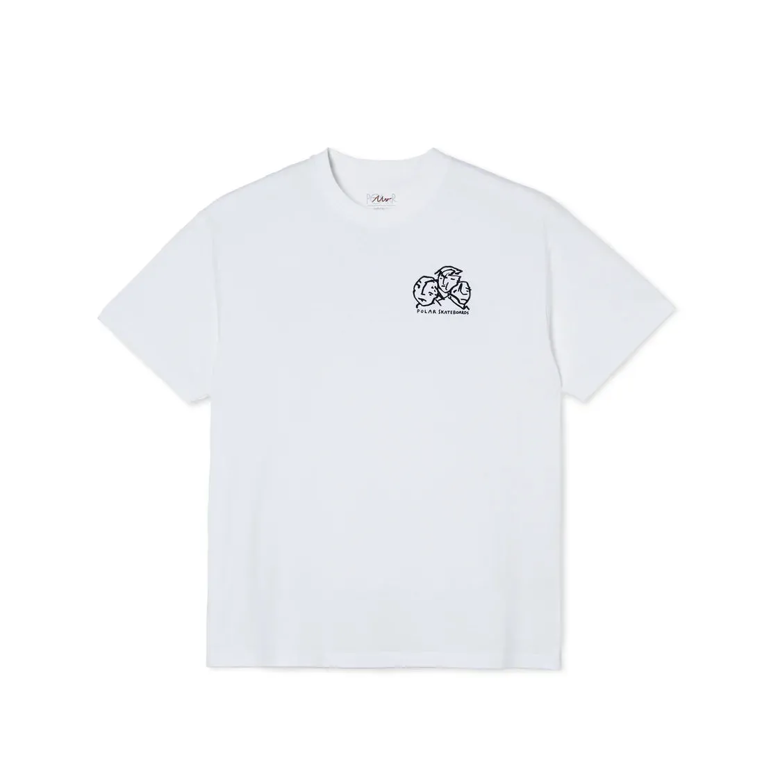 POLAR LUNCH DOODLE T SHIRT WHITE