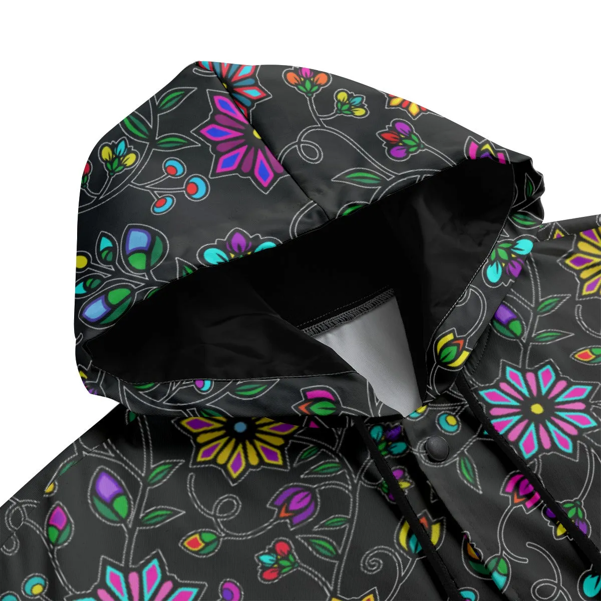 Prairie Paintbrush Black Men's Varsity Jacket