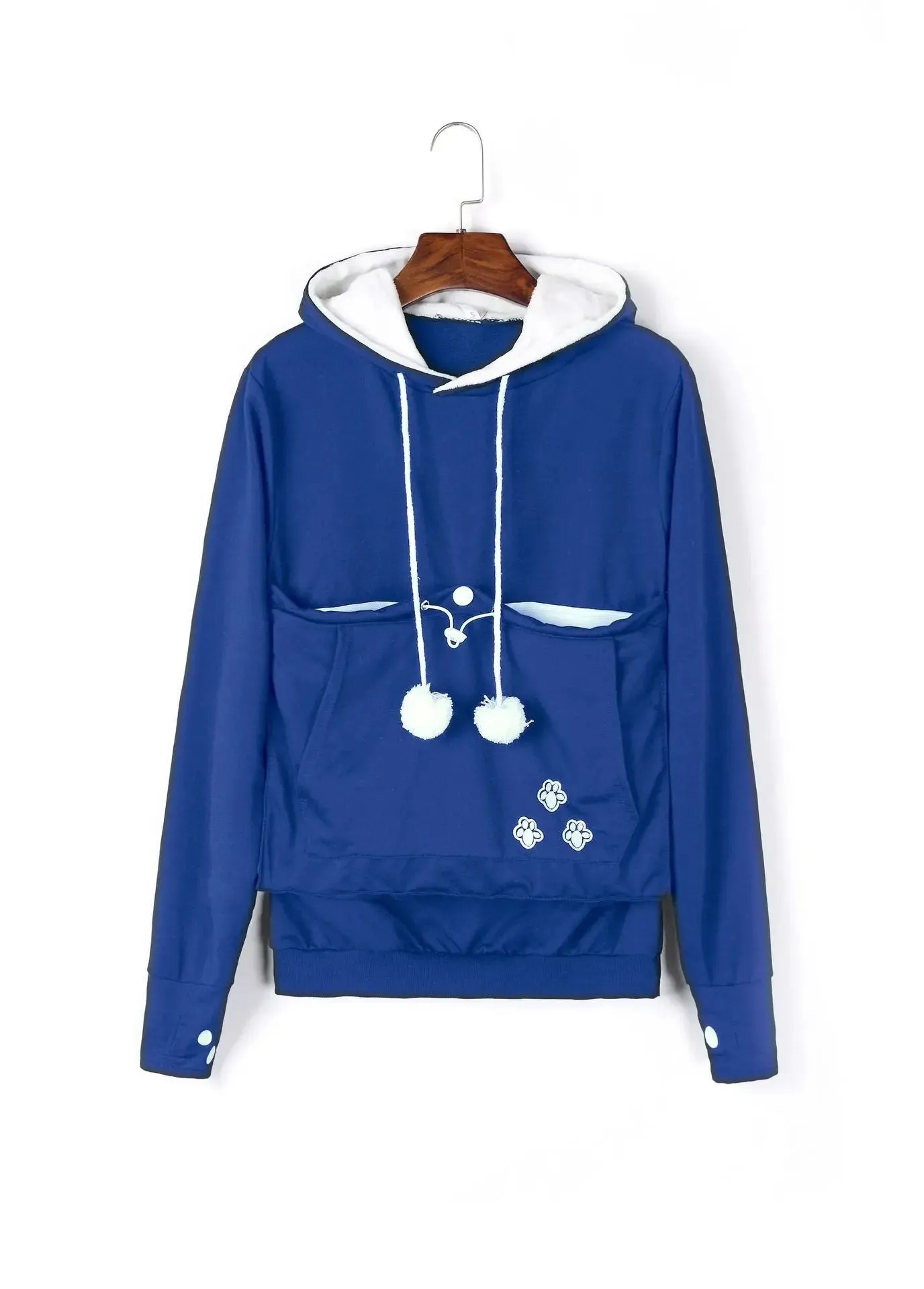 pullover sweatshirts Cute Hoodies Pullover Sweatshirts With Pet Pocket For Cat Clothes Winter Women