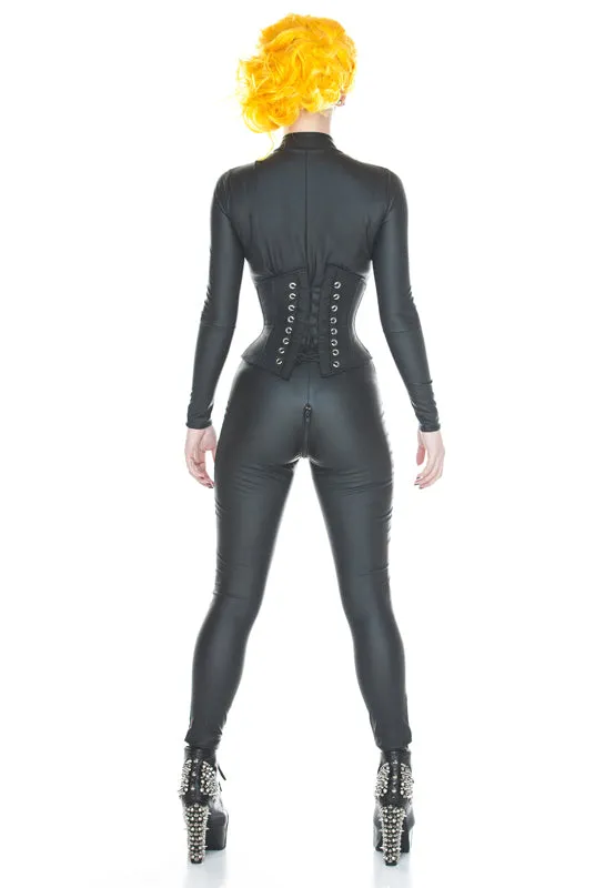 PVC Catsuit with a Collar