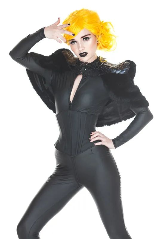 PVC Catsuit with a Collar