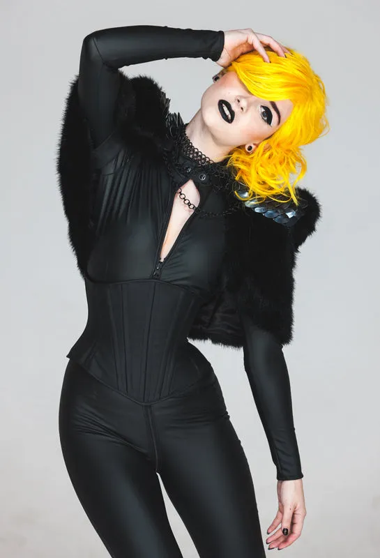 PVC Catsuit with a Collar