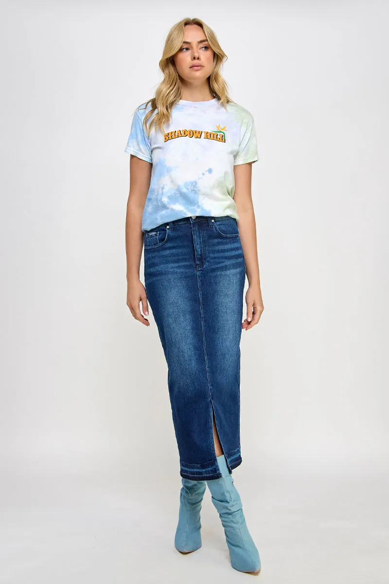 RELEASED HEM MAXI SKIRT