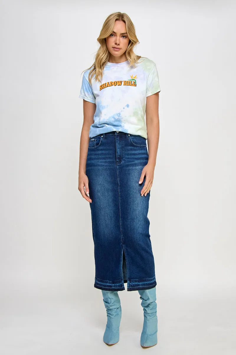 RELEASED HEM MAXI SKIRT