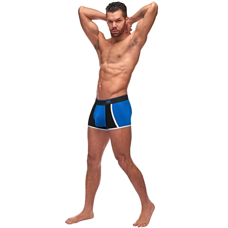 Retro Sport Panel Short -X- Large - Blue/ Black