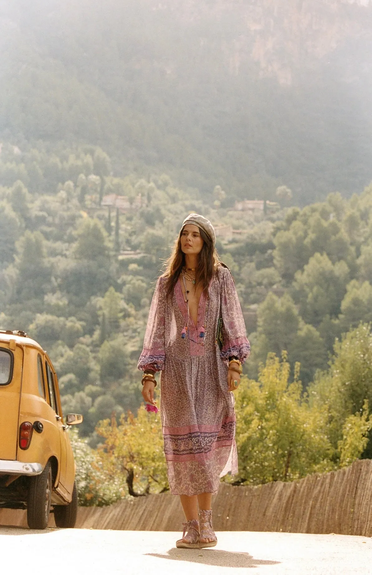 Spell - Little Bird Gown (Berry)