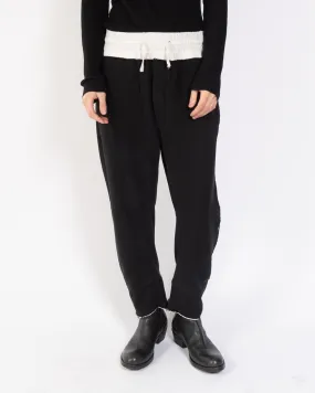 SS18 Black & White Distressed Sweatpants