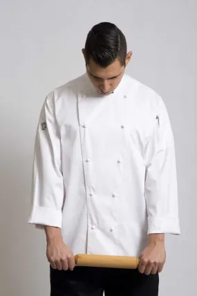 Traditional White Long Sleeve Chef Jacket