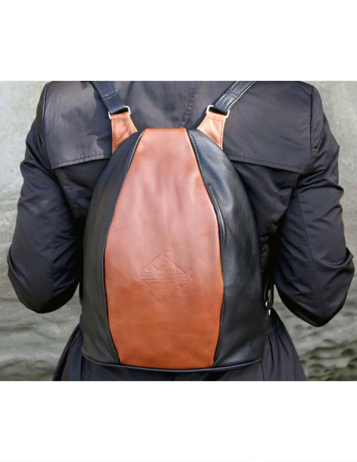 Turtle Backpack - Classic Natural Leather Backpack