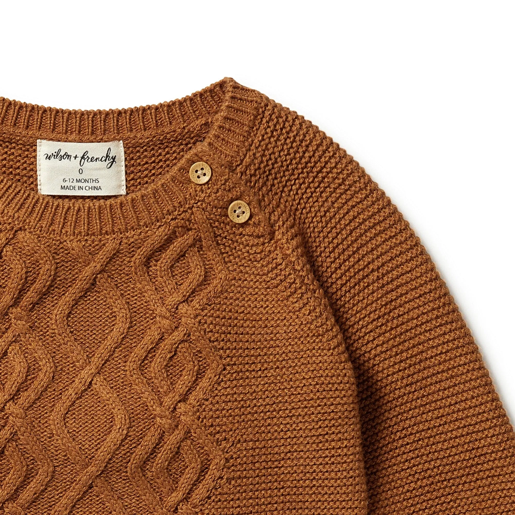 Wilson & Frenchy - Knitted Cable Dress Spice